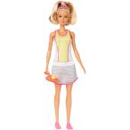 バービー バービー人形 GJL65 Barbie Blonde Tennis Player Doll with Tennis Outfit, Racket and Ball