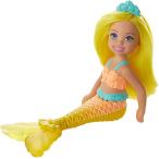 バービー バービー人形 GJJ88 Barbie Dreamtopia Chelsea Mermaid Doll, 6.5-inch with Yellow Hair and Ta