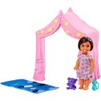 バービー バービー人形 FXG97 Barbie Skipper Babysitters Inc. Bedtime Playset with Small Doll, Tent an