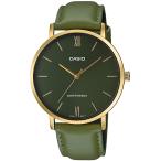 腕時計 カシオ メンズ MTP-VT01GL-3BUDF (A1782) Casio MTP-VT01GL-3B Men's Minimalistic Gold Tone Green