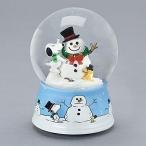 スノーグローブ 雪 置物 133797 Roman Snoopy and Woodstock with Snowman Musical Snowdome 5.5 Inch Mult