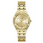 腕時計 ゲス GUESS GW0033L2 Guess Black + Gold-Tone Crystal Silicone Watch