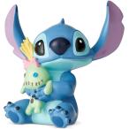 エネスコ Enesco リロ&スティッチ 人形を持つスティッチ ミニフィギュア インテリア ディズニー