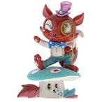 エネスコ Enesco 置物 インテリア 4060725 Enesco The World of Miss Mindy Mr. Fox Stone Resin Figurine