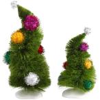 デパートメント56 Department 56 置物 4032417 Department 56 Grinch Villages Wonky Trees (Set of 2)