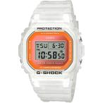 腕時計 カシオ メンズ DW5600LS-7 Casio G-Shock DW5600LS-7 Fluorescent Color Series White &amp; Orange Squa