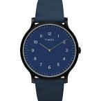 腕時計 タイメックス メンズ TW2T66200 Timex Men's Norway 40mm Watch ? Blue Dial &amp; Black Case with