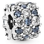 パンドラ ブレスレット チャーム 798487C02 PANDORA Blue &amp; Clear Sparkle, Blue Crystal