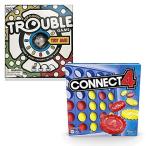 ボードゲーム 英語 アメリカ Classic Connect 4 and Trouble Game Bundle