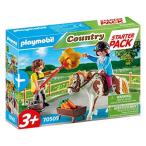 プレイモービル ブロック 組み立て 70505 Playmobil Starter Pack Horseback Riding