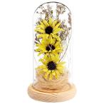 スノーグローブ 雪 置物 11QO25332SJPZSO OSALADI 1pc Sunflower Led Lamp Stocking Stuffers Glass Fairy