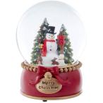 ショッピングsnowman スノーグローブ 雪 置物 The Bridge Collection Wintry Forest Snowman Musical Snow Globe - Snowman with
