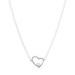 パンドラ アクセサリー ブランド 397797CZ-45 Pandora Jewelry Asymmetrical Heart Cubic Zirconia Nec