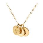 EFYTAL アクセサリー ブランド 3 small gf initial 3INT3-168 NEWPACK EFYTAL Initial Necklaces for Women