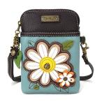 chala バッグ パッチ C04-E-1650-2515-3486-CelDaisyBlu-827DSB4 CHALA Cell Phone Crossbody Purse-Women PU L