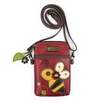 chala バッグ パッチ 827BE9 CHALA Cell Phone Crossbody Purse-Women PU Leather/Canvas Multicolor Handbag w