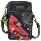 chala バッグ パッチ 827CD6 CARDINAL CHALA Cell Phone Crossbody Purse-Women PU Leather/Canvas Multicolor