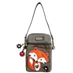 chala バッグ パッチ chl-cellcrsbdy-foxoli CHALA Cell Phone Crossbody Purse-Women PU Leather/Canvas Multi