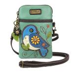 Yahoo! Yahoo!ショッピング(ヤフー ショッピング)chala バッグ パッチ 827BU4 CHALA Cell Phone Crossbody Purse-Women PU Leather/Canvas Multicolor Handbag w