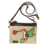 Yahoo! Yahoo!ショッピング(ヤフー ショッピング)chala バッグ パッチ 10455223 Mini Crossbody with Convertible Strap-Hummingbird, Ivory, 8 x 0.5 x 6 in