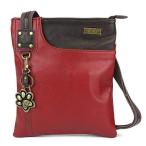 Yahoo! Yahoo!ショッピング(ヤフー ショッピング)chala バッグ パッチ PT-6912 Chala Handbags Burgundy Crossbody SWING Bag Vegan Leather （Burgundy_ Paw）