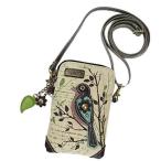 chala バッグ パッチ chl-cellcrsbdy-birdsand - 2 CHALA Canvas Cell Phone Crossbody Purse - Women Multicol