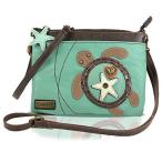 Yahoo! Yahoo!ショッピング(ヤフー ショッピング)chala バッグ パッチ chl-mnicrsbdy-teal-turt CHALA Mini Crossbody/Purse with Convertible Strap Stylish, C