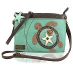 chala バッグ パッチ chl-mnicrsbdy-teal-turt CHALA Mini Crossbody/Purse with Convertible Strap Stylish, C