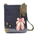 chala バッグ パッチ Chala Patch Cross-Body Women Handbag, Blue Denim Canvas Messenger Bag - Octopus - De