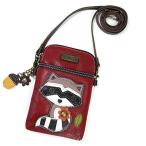 chala バッグ パッチ 827RC9 Charming Chala Friendly Raccoon Cell Phone Purse Mini Crossbody Bag