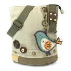chala バッグ パッチ 6889181 CHALA Womens' Canvas Patch Crossbody Handbag with Keyfob- Sand (Blue Bird -