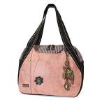 chala バッグ パッチ Chala Handbags Dust Rose Shoulder Purse Tote Bag with Bird Key Fob/coin purse - two