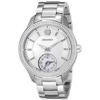 腕時計 モバード レディース 0660006 Movado Women's 0660006 Analog Display Swiss Quartz Silver Smart