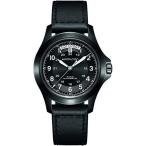 腕時計 ハミルトン メンズ H64465733 Hamilton Khaki Field King Automatic Black Dial Men's Watch H6446
