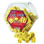 知育玩具 パズル ブロック LER6351 Learning Resources Hands-On Soft Dot Dice Bucket, Set of 200, Ages