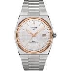 腕時計 ティソ メンズ T1374072103100 Tissot PRX Powermatic 80, Swiss Automatic Watch for Men, Stainles