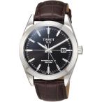 腕時計 ティソ メンズ T1274071605101 Tissot mens Gentleman Auto Stainless Steel Dress Watch Brown T127