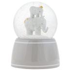 スノーグローブ 雪 置物 SJ1238 Stephen Joseph, Elephant Snow Globe, Blows Shimmer and Lights Up, Nurs