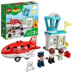 レゴ デュプロ 6361675 LEGO DUPLO Town Airplane &amp; Airport 10961 Building Toy; Imaginative Playset for Kid