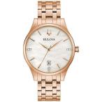 腕時計 ブローバ レディース 97P152 Bulova Ladies' Classic Diamond Dial Rose Gold Stainless Steel 3-