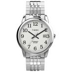 腕時計 タイメックス メンズ TW2V054009J Timex Men's Easy Reader 35mm Perfect Fit Watch ? Silver-T