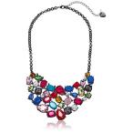 ベッツィ・ジョンソン ネックレス Betsey Johnson 257262HM960 Betsey Johnson Mixed Stone Bib Neckl