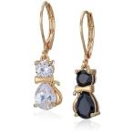 ٥åĥ󥽥 ԥ ꥫ B14421-E01 Betsey Johnson CZ Cat Mismatched Drop Earring