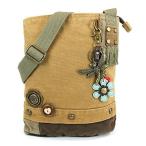 Yahoo! Yahoo!ショッピング(ヤフー ショッピング)chala バッグ パッチ M903DF3 CHALA Patch Cross-Body Women Handbag, Canvas Messenger Bag, Metal Dragonfly