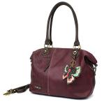 chala バッグ パッチ CHALA Laser Cut Crossbody Shoulder bag Tote Bag Faux Leather Plum (New Butterfly)
