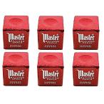  за границей импортные товары бильярд Master Set of 6 Red Billiard Pool Cue Chalk