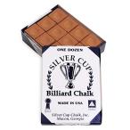 за границей импортные товары бильярд SC-COP-12 SILVER CUP Billiard CHALK - ONE DOZEN (Copper)