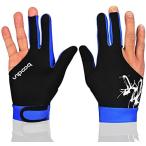  за границей импортные товары бильярд M050912 Mumian Man Woman Elastic 3 Fingers Show Gloves for Billiard Shooters C