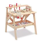 メリッサ&amp;ダグ おもちゃ おままごと 2369 Melissa &amp; Doug Solid Wood Project Workbench Play Buildin