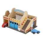 メリッサ&ダグ おもちゃ 知育玩具 96050 Melissa & Doug Service Station Parking Garage With 2 Woode